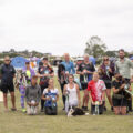 Laura and Endeavour (front middle) and other qualifiers Picture: The Kennel Club
