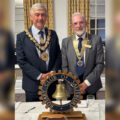 Cllr Wells was warmly welcomed at the meeting Picture: Salisbury Rotary Club