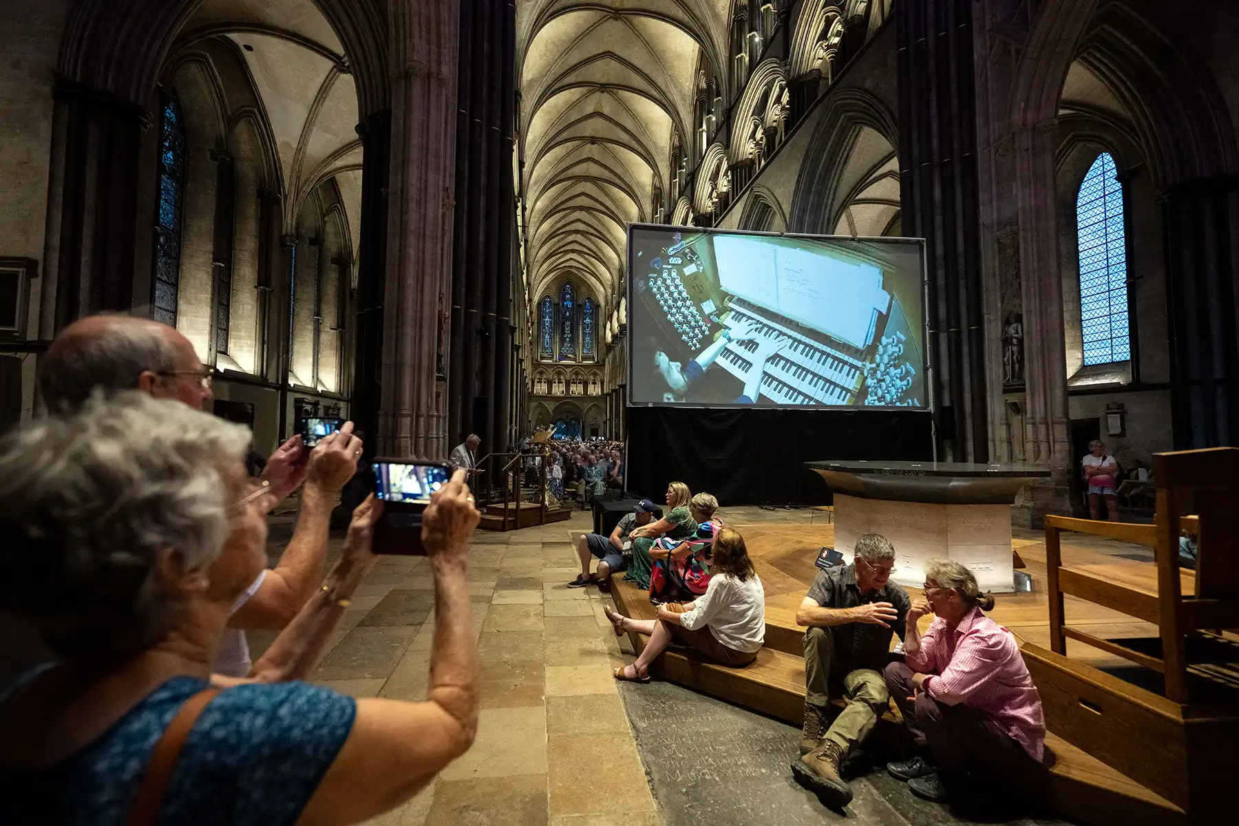 The 2025 Organ Prom at Salisbury Cathedral. Picture: Finnbarr Webster