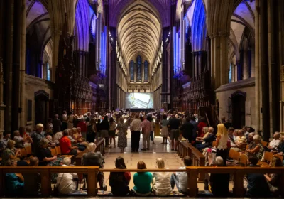 The Organ Prom at Salisbury Cathedral. Picture: Finnbarr Webster