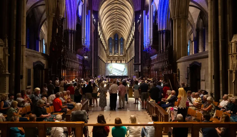 The Organ Prom at Salisbury Cathedral. Picture: Finnbarr Webster
