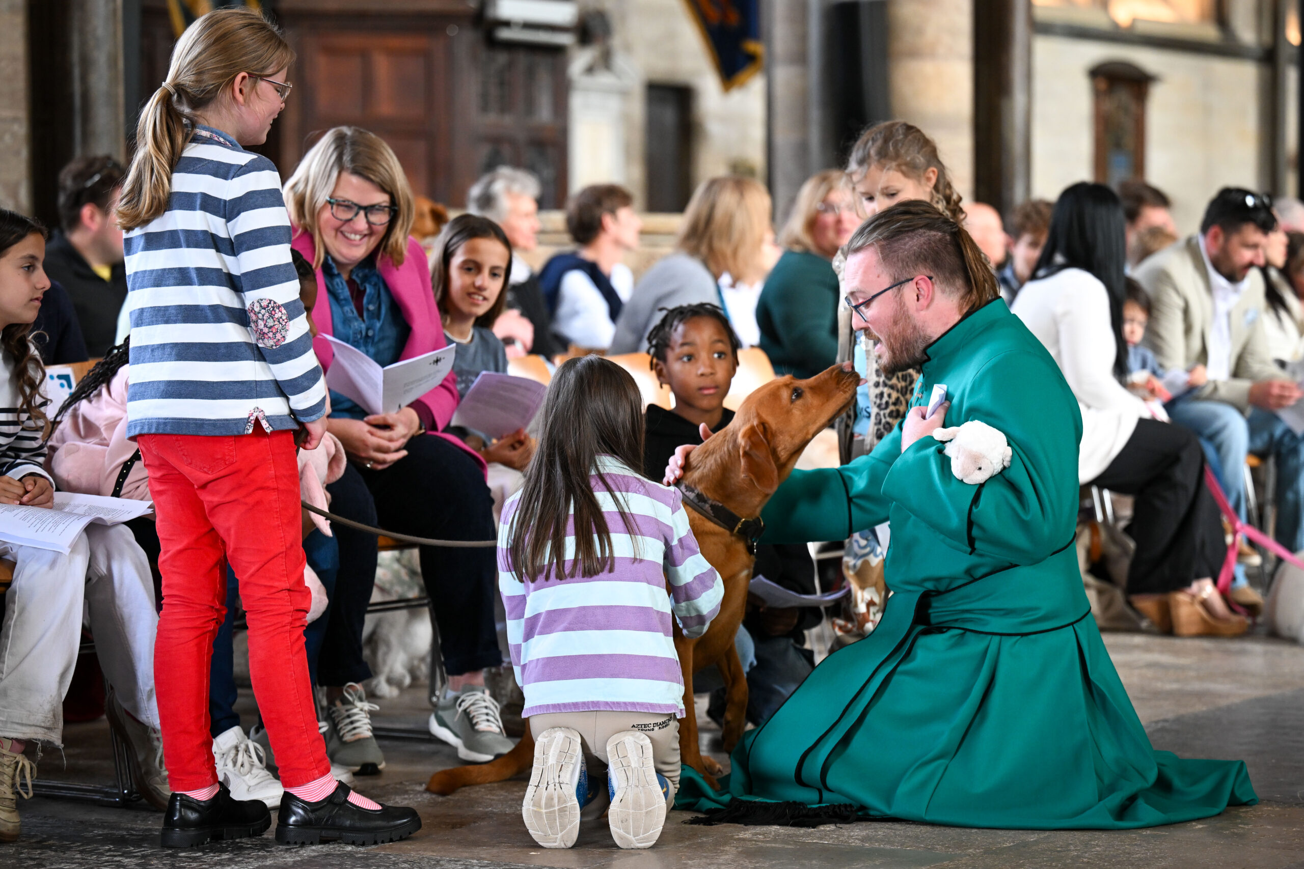 Cathedral choristers and the junior choir will provide a musical backdrop for the service Picture: Finnbarr Webster