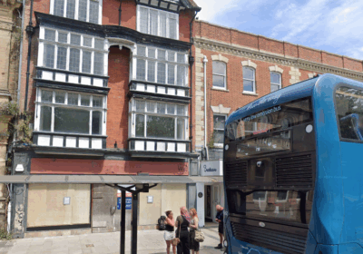 The former Pizza Hut site on Blue Boar Row which has been empty since 2020 Picture: PWA Planning/Amber Taverns