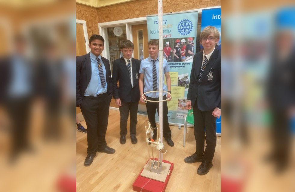 The winning Bishop Wordsworth's pupils Picture: Salisbury Rotary Club