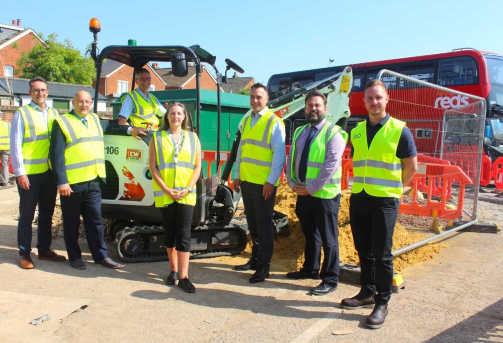 Work to create the charging infrastructure needed is underway Picture: Salisbury Reds