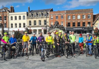 A photo from a previous mayor's ride Picture: COGS
