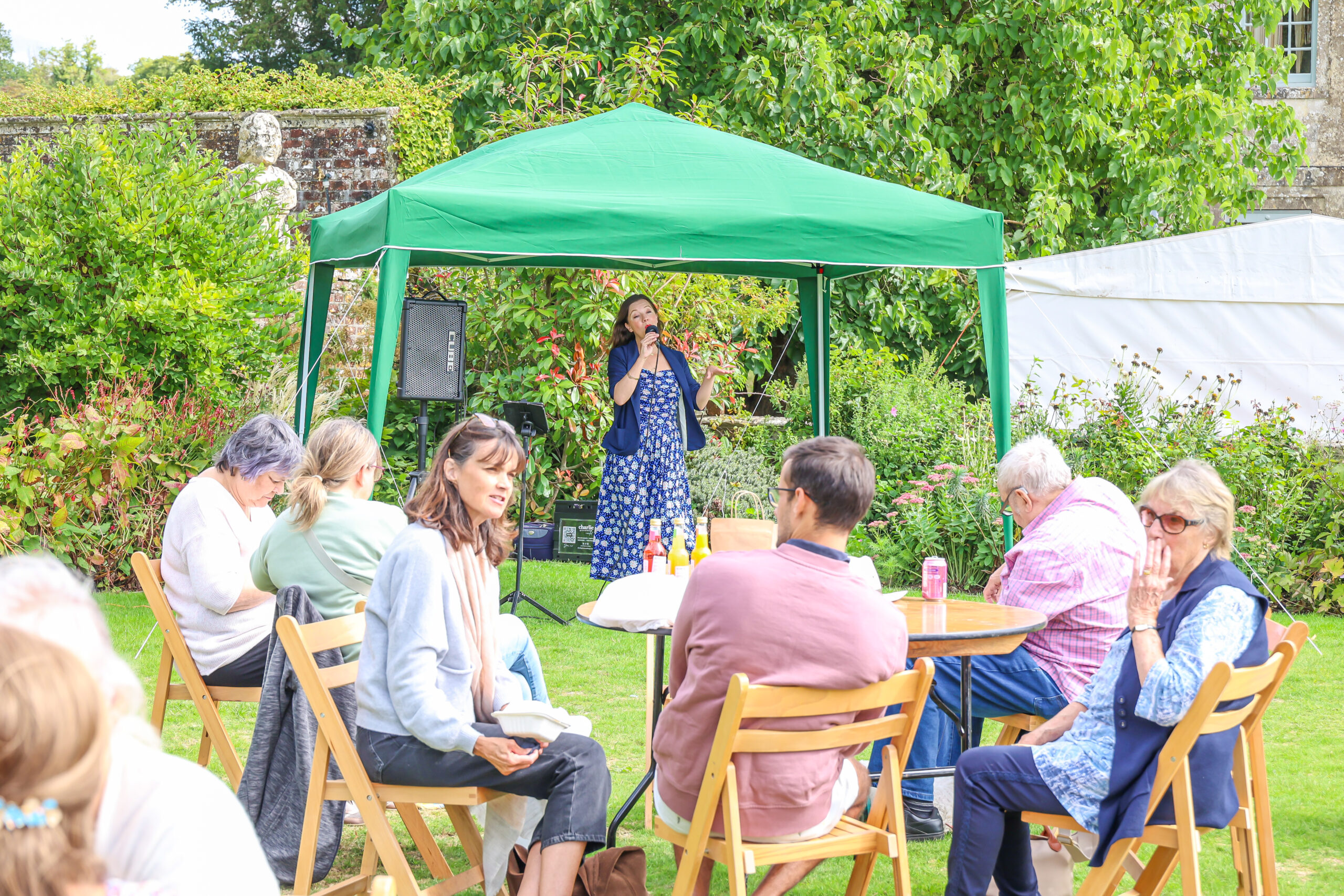 Entertainment was on hand for guests to enjoy Picture: Spencer Mulholland
