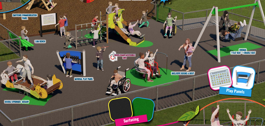 Salisbury City Council's proposals for the upgrade to the play area Picture: Salisbury City Council