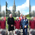 Lord Lieutenant of Wiltshire Dame Sarah Troughton, Deputy Lieutenant Lord Margadale, Phyll Babb and Gordon Pardy of STFH Picture: STFH