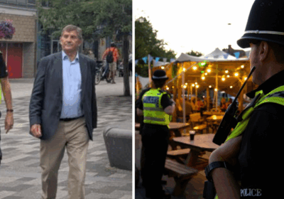 Police and Crime Commissioner Philip Wilkinson, left, praised the operation Picture: OPCC