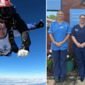 The nurses will soar from 10,000ft Picture: Salisbury Hospice Charity