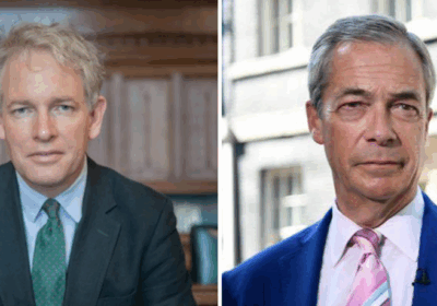 Danny Kruger, left, was welcomed to the party by Nigel Farage on Monday (September 15) Pictures: Danny Kruger/Nigel Farage FB