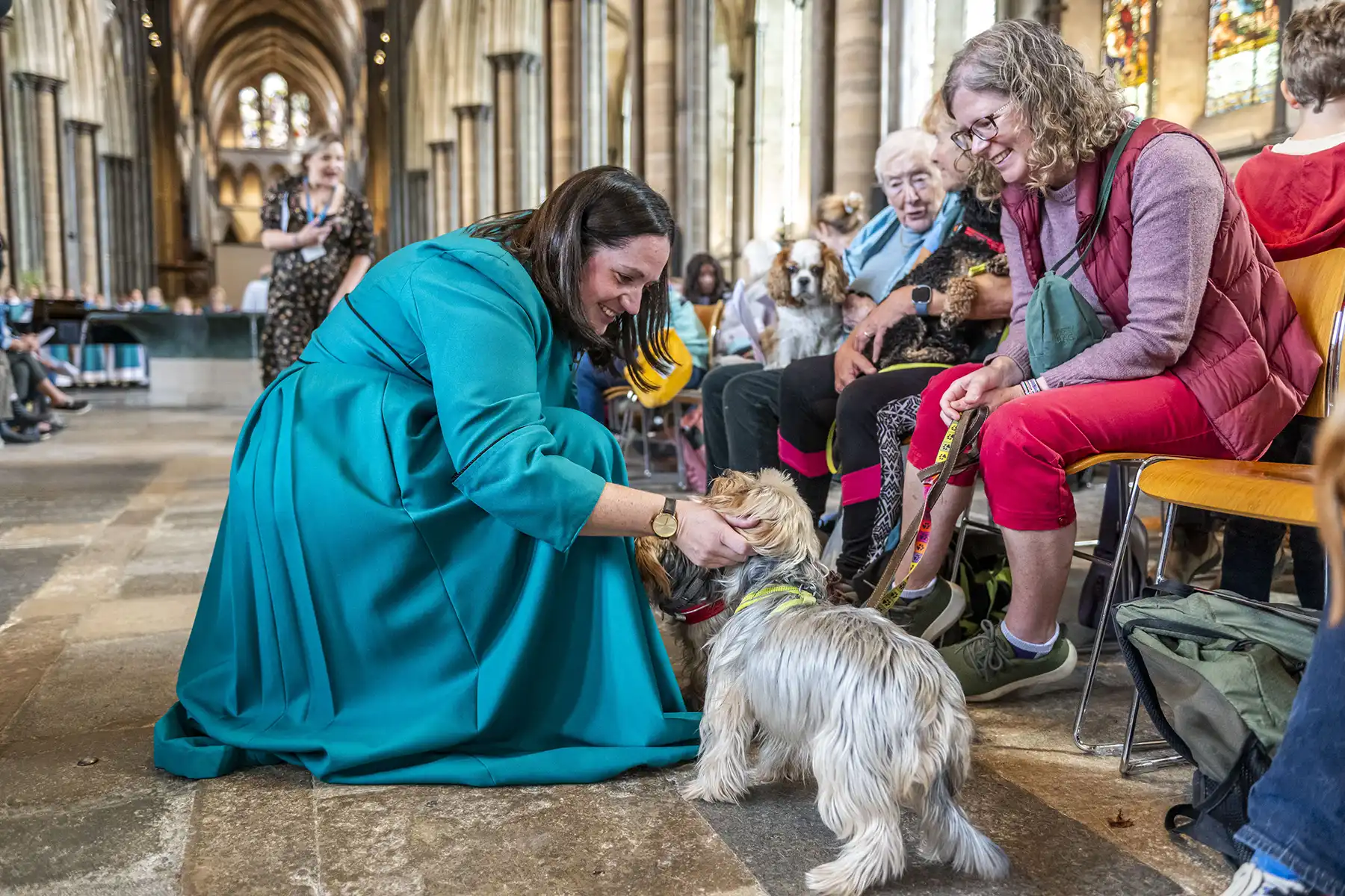 Hundreds of pets were blessed at Salisbury Cathedral. Pictures: Max Willcock