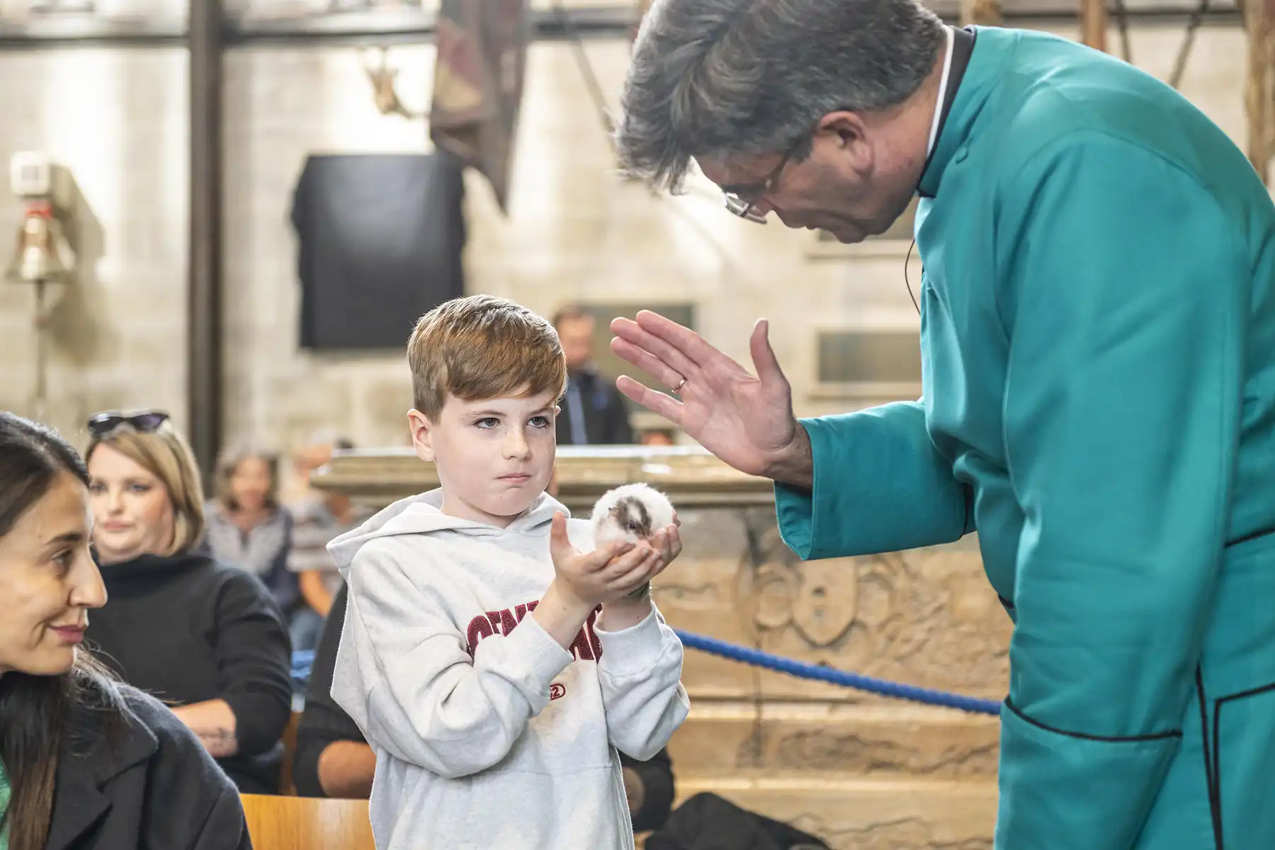 Hundreds of pets were blessed at Salisbury Cathedral. Pictures: Max Willcock