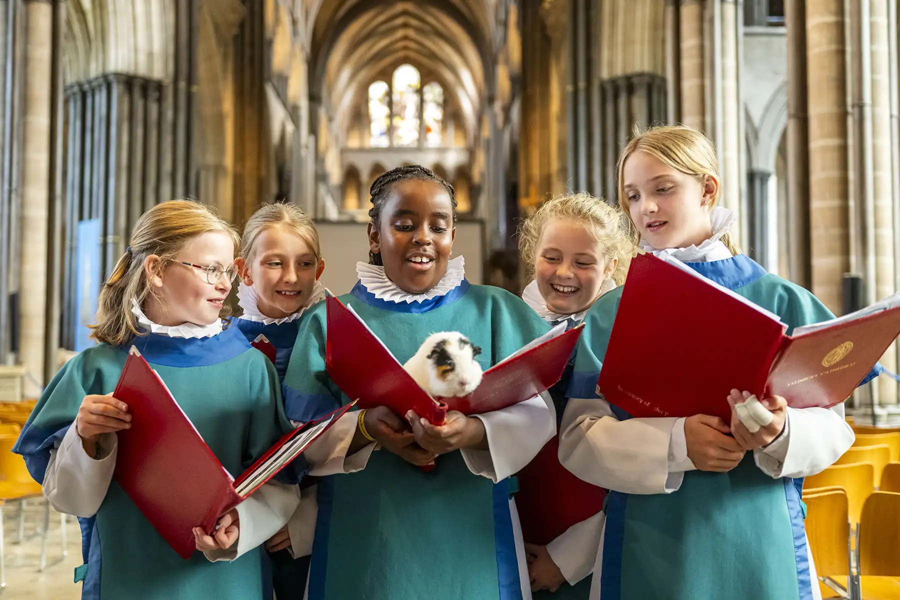 Hundreds of pets were blessed at Salisbury Cathedral. Pictures: Max Willcock