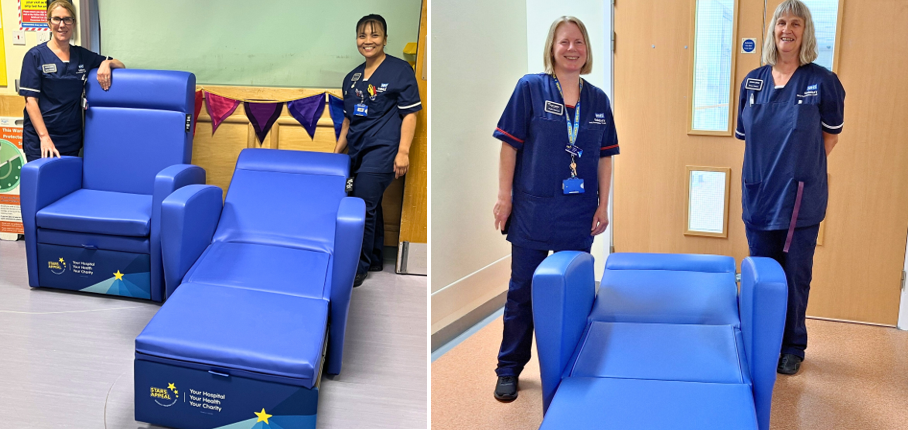 The sleeper chairs were generously funded by Stars Appeal donors Picture: Stars Appeal