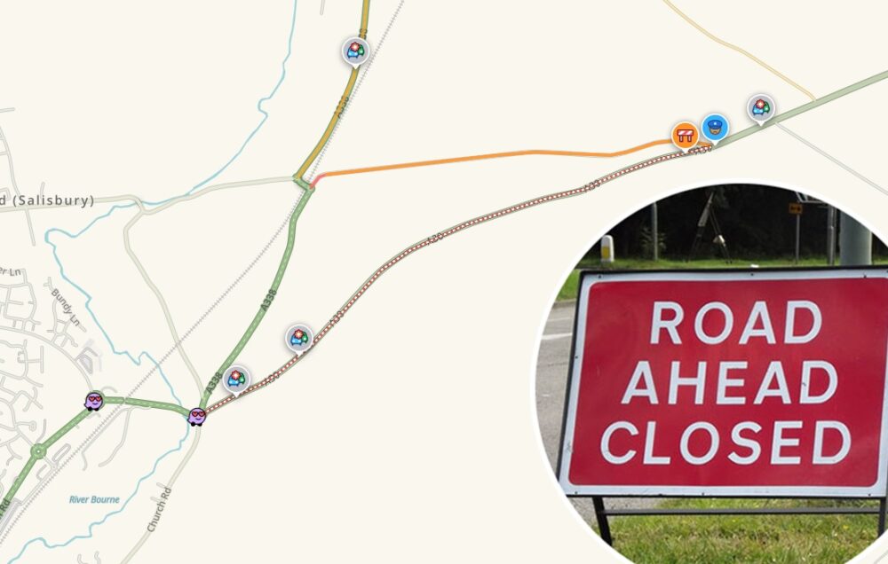 Police said delays are to be expected Picture: Waze