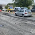 The parked car pictured has put a spanner in the workd of the highways team Picture: Wiltshire Council