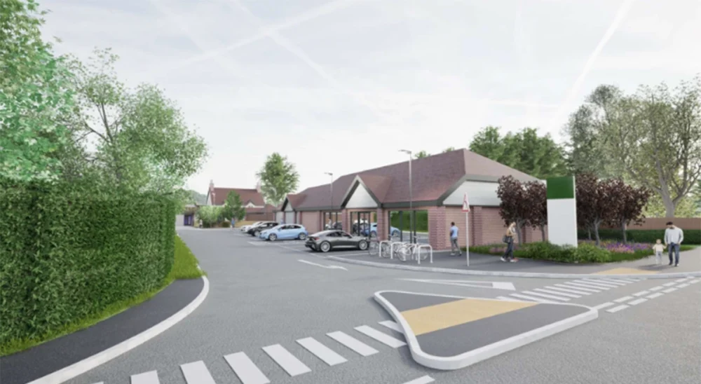 An artist's impression of what the new store could look like Picture: Niras