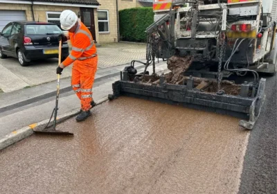 An example of the treatment in action Picture: Wiltshire Council