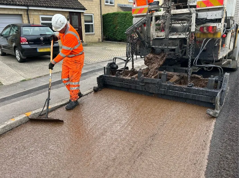 An example of the treatment in action Picture: Wiltshire Council
