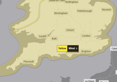 Winds could reach up to 55mph Picture: Met Office