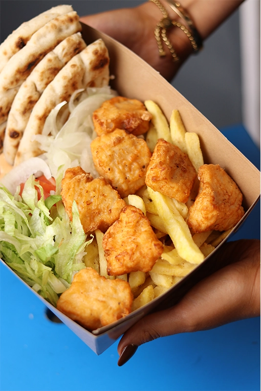 Real chicken chicken nuggets - an addition to the menu Picture: Pita Pita