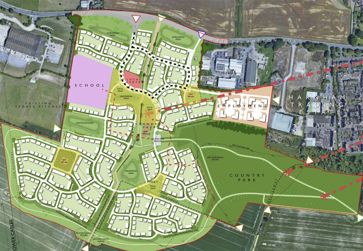 The approved masterplan for the site Picture: Thrive Architects
