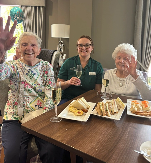The care home pulled out all the stops for Iris' special day Picture: Wilton Place Care Home