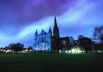The experience will take visitors through the worlds lost to man Picture: Salisbury Cathedral/Luxmuralis