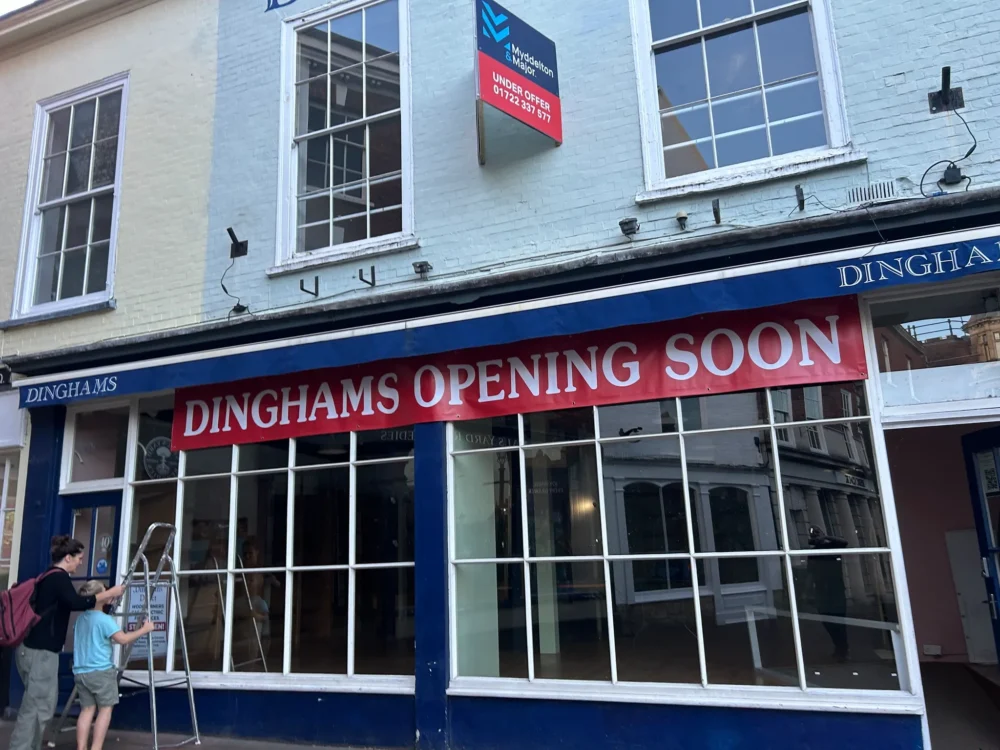 The shop will reopen later this month Picture: Dinghams