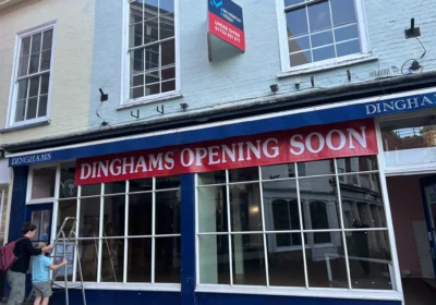 The shop will reopen later this month Picture: Dinghams