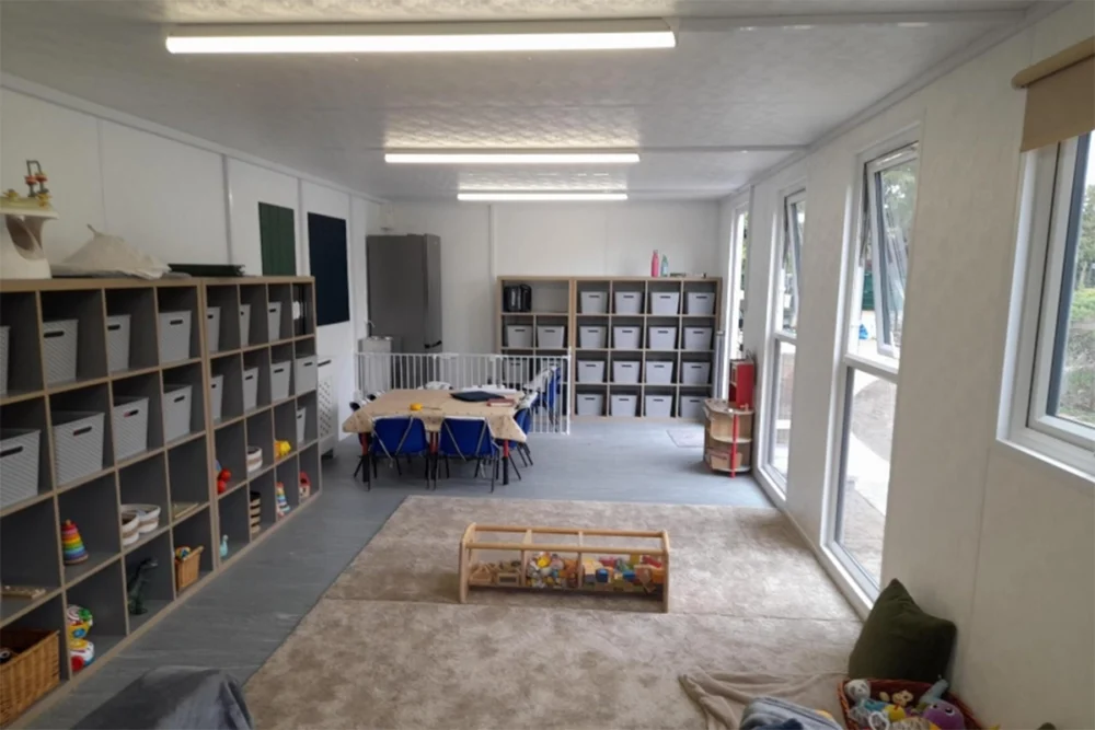 Manor Farm Nursery School in Netherhampton has opened a new baby classroom Picture: Wiltshire Council