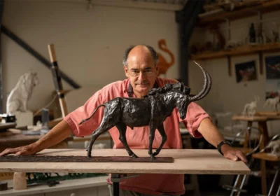 Renowned sculptor Mark Coreth is one of the artists who have donated to the auction Picture: Horatio’s Garden