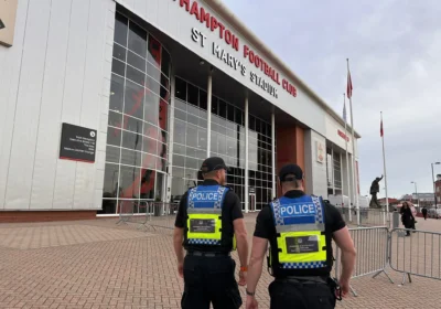 Small threw a lighter at Portsmouth winger Josh Murphy Picture: Hampshire & Isle of Wight Constabulary