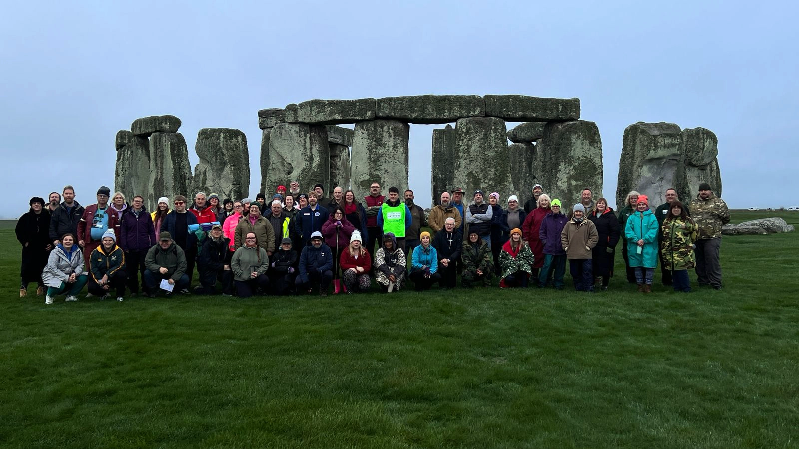 The participants got to visit the stone circle for sunrise