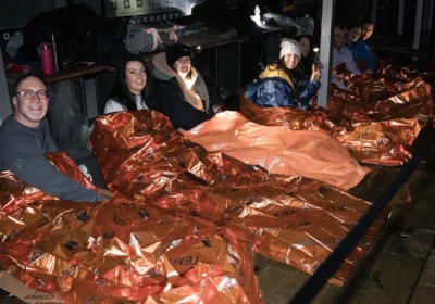 Bedding down for the challenge. Picture: AndreapellA Photography