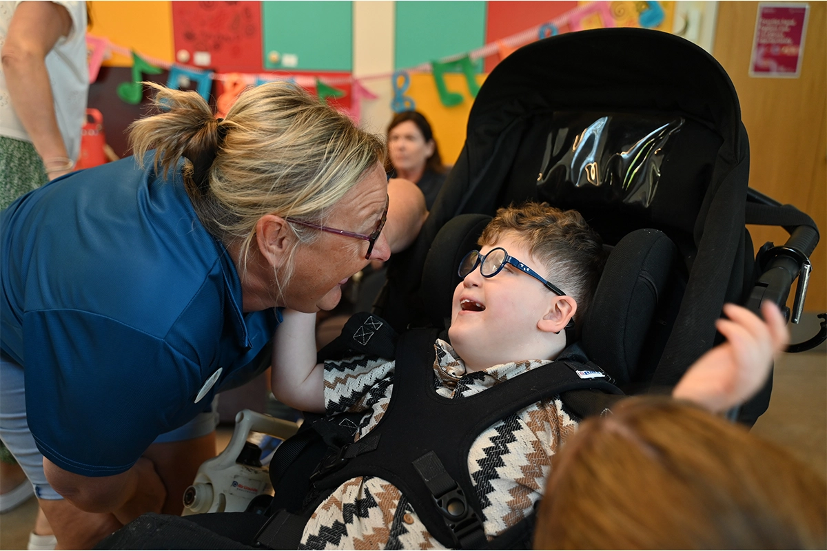 Alfie loves playing at the Julia's House children's hospice Picture: Julia's House
