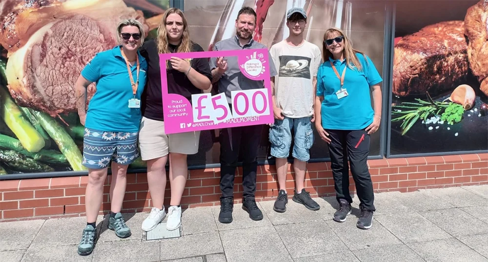 Charity bosses praised the donation, saying it will help them to make a huge difference to the lives of the young people and families Picture: Nisa