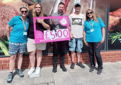 Charity bosses praised the donation, saying it will help them to make a huge difference to the lives of the young people and families Picture: Nisa