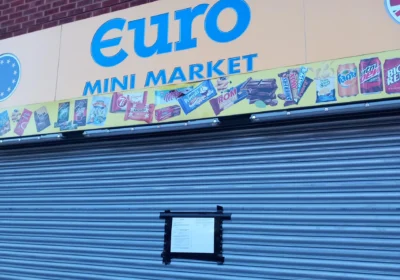 Euro Mini Market, in Ferndown, has been ordered to close. Picture: Dorset Council