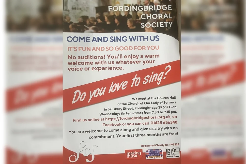 New members aren't required to read music to join Picture: Fordingbridge Choral Society