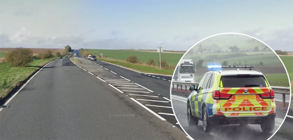 The A303 was closed in both directions Picture: Google