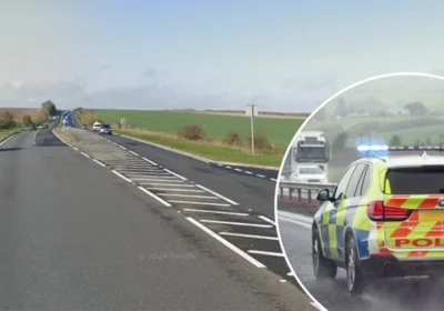 The A303 was closed in both directions Picture: Google