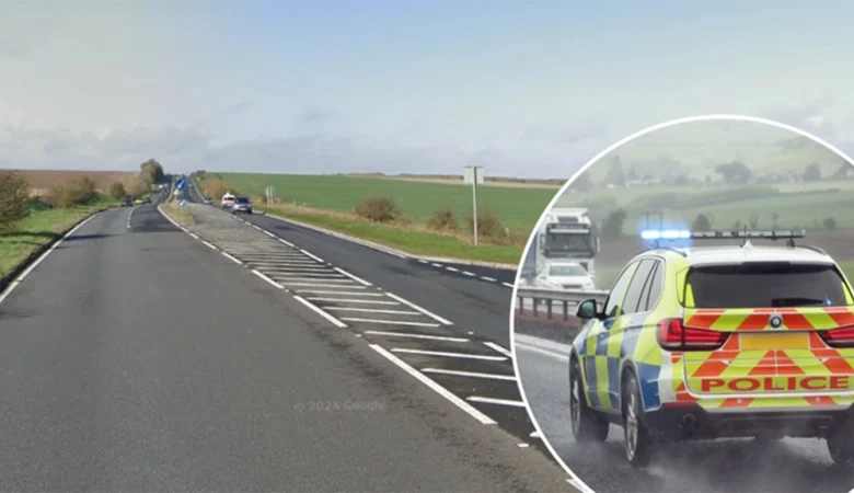 The A303 was closed in both directions Picture: Google