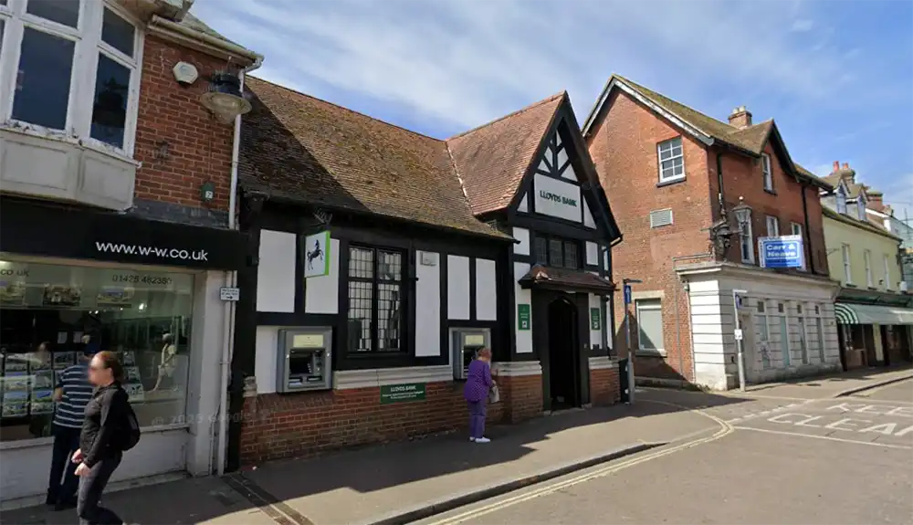 Lloyds Bank, in Ringwood High Street, is set to close. Picture: Google