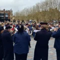 The Salvation Army Band provided the music for the Good Friday Walk of Witness in Salisbury