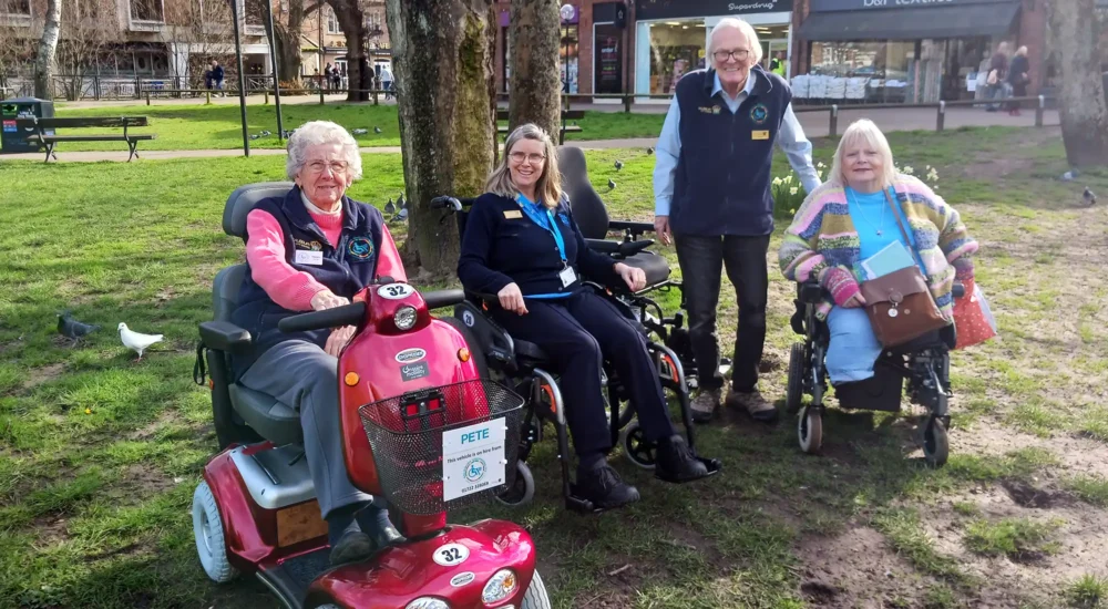 The new equipment is now available at Salisbury Shopmobility