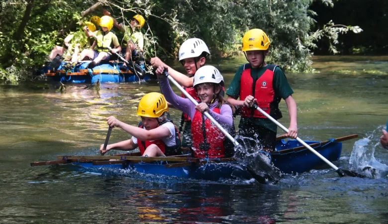 Salisbury A racing to victory in the Year 6 & 7 final. Picture: Mark Warner