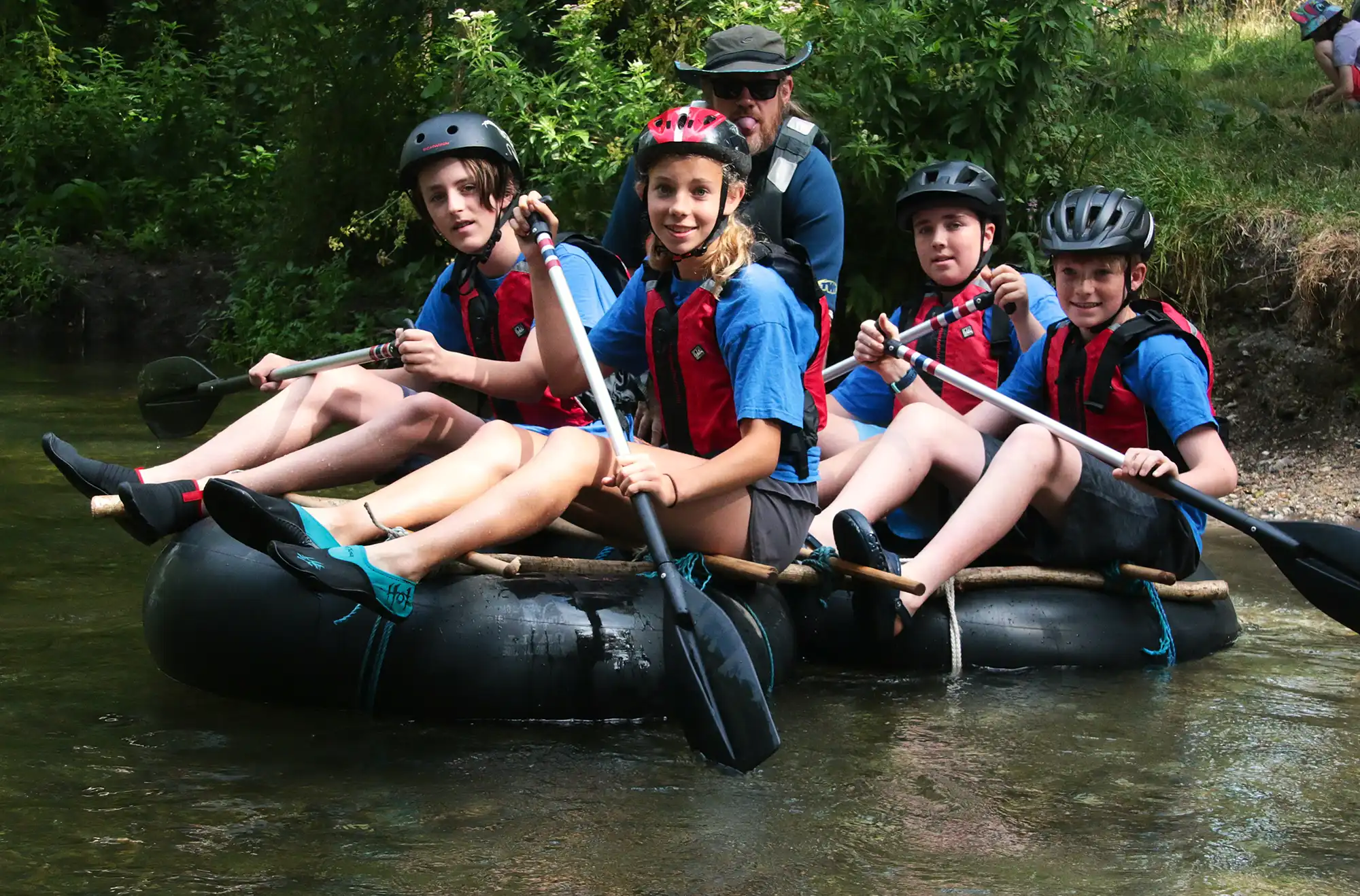 4th Salisbury Harnham Team A on the start line for the timed run. Picture: Mark Warner